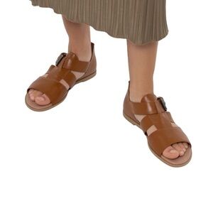 Matt and Nat Eboni Vegan Flat Sandals- Chili